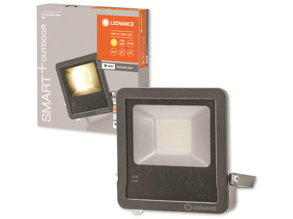 LEDVANCE LED-Außenwandleuchte, Flutstrahler, 50W, RGBW, WiFi - Produktbild 2