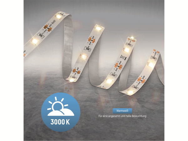 ANSMANN LED-Band 60 LEDs, Bewegungs-/Dämmerungssensor, inklusive 4 Micro-Batterien - Produktbild 11