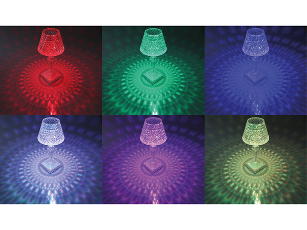 CHILITEC LED-Tischleuchte Foco Guapa, Akku, RGB - Produktbild 3