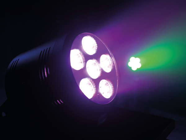 EUROLITE LED-Party-Spot PAR 6 QCL, Akku, RGBW, schwarz - Produktbild 5
