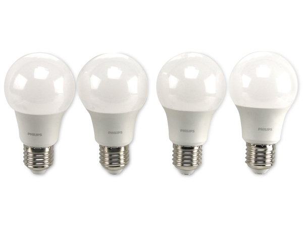 LED-Lampe Philips, E27, EEK: F, 8 W, warmweiß, 806 lm, 4 Stück - Produktbild 2
