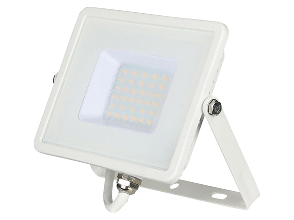V-TAC LED-Fluter VT-30, 30W, 2340lm, 4000K, IP65, weiß