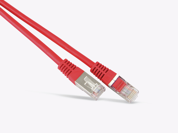 GOOBAY Netzwerkpatchkabel CAT.6 RJ45, 1:1, 0,5 m, rot