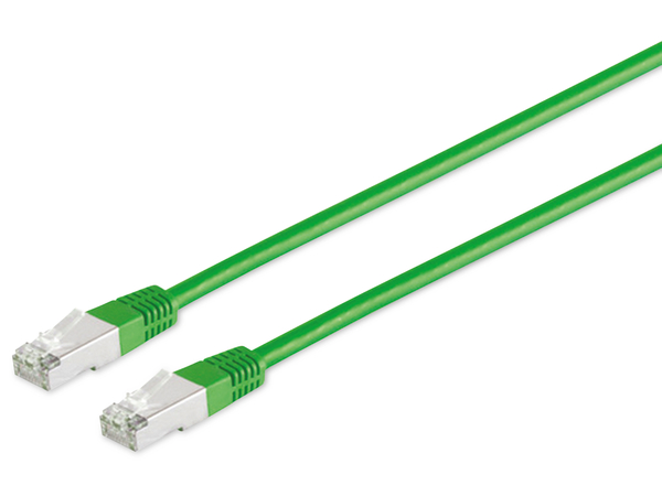 Netzwerkpatchkabel CAT.6 , RJ45, 1:1, 3 m, grün