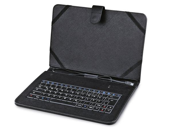HAMA Tablet-Tasche mit integrierter Tastatur 50469, 10,1&quot;, OTG, schwarz - Produktbild 2