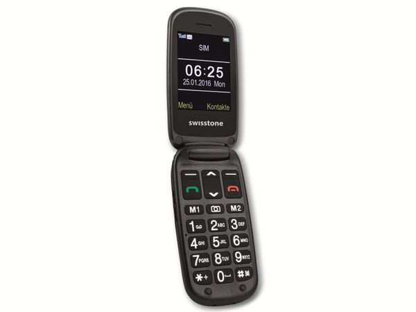 swisstone Handy BBM 625, silber/schwarz - Produktbild 3