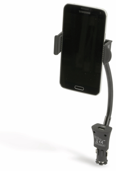 USB-Lader mit KFZ-Halterung für Smartphones, 2-Punkt, 2-fach, 5 V-/3,1 A - Produktbild 3