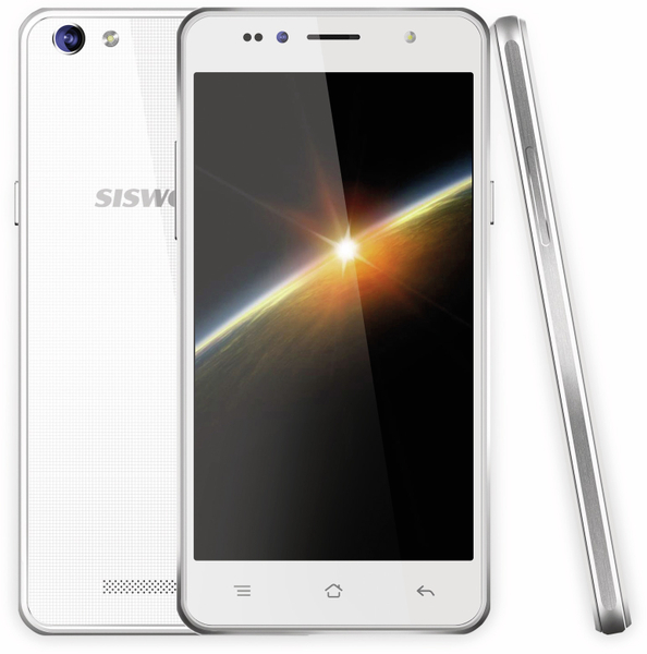 Dual-SIM Smartphone SISWOO C50 Longbow, Android, 5&quot; HD, LTE, weiß, B-Ware