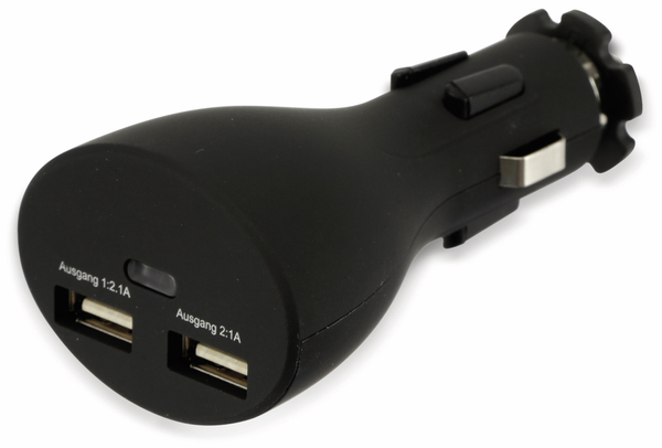USB-Lader mit KFZ-Halterung für Smartphones, 2-Punkt, 5 V-/3,1 A - Produktbild 6