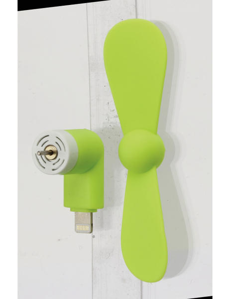 Spada Mini-Ventilator, Apple Lightning, Neon Grün - Produktbild 3