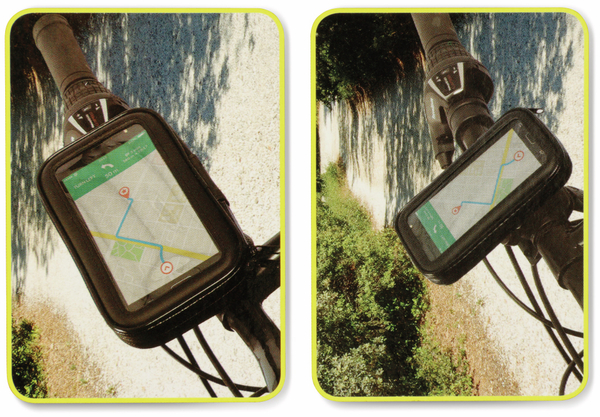 DUNLOP Fahrradlenker Handyhalterung, spritzwassergeschützt - Produktbild 5