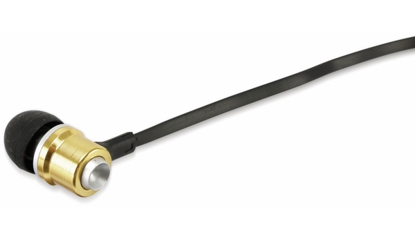 GRUNDIG In-Ear Headset mit Flachkabel 86353, gold/schwarz - Produktbild 2