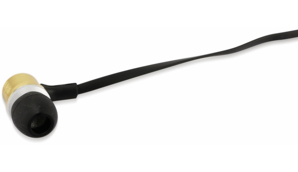 GRUNDIG In-Ear Headset mit Flachkabel 86353, gold/schwarz - Produktbild 3