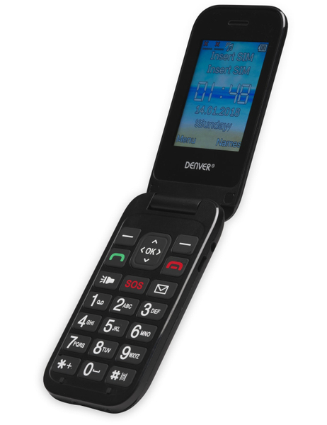 DENVER Handy BAS-24200M, schwarz - Produktbild 2