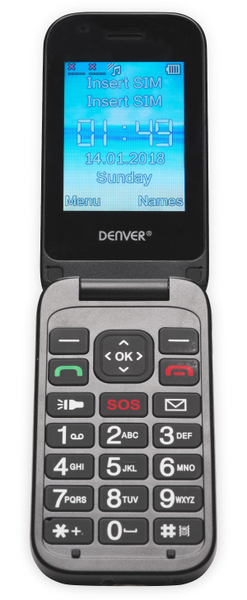 DENVER Handy BAS-24200M, schwarz - Produktbild 3