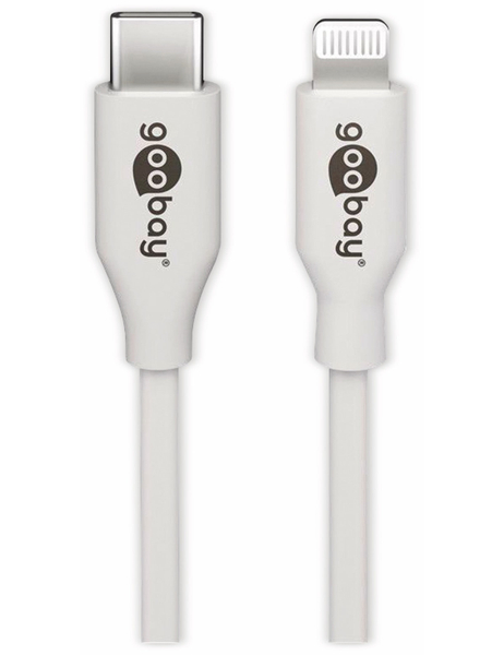 GOOBAY USB-Daten/Ladekabel 39446, 1,0 m, weiß