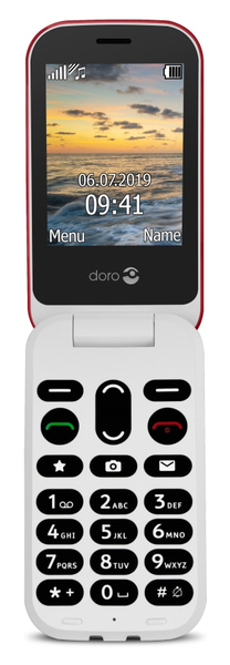 DORO Handy 6040, rot/weiß - Produktbild 2