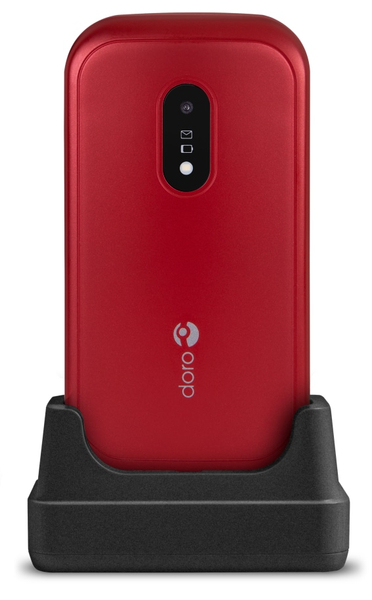 DORO Handy 6040, rot/weiß - Produktbild 3