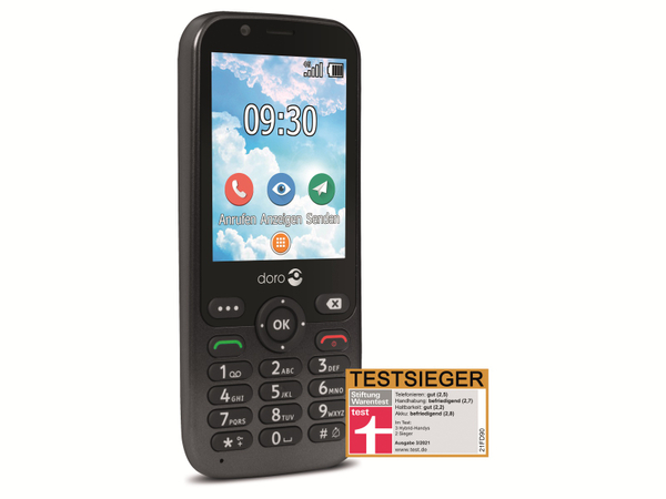 Doro Handy 7010, schwarz - Produktbild 2
