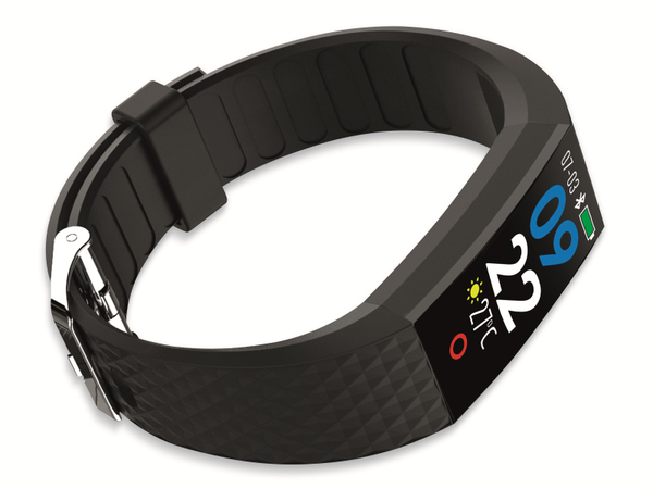 SWISSTONE Fitness-Armband SW 320 HR, schwarz - Produktbild 4