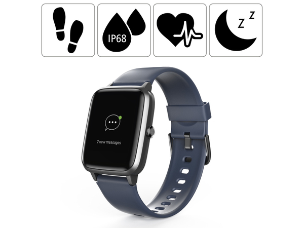 HAMA Smartwatch Fit Watch 4900, blau - Produktbild 2