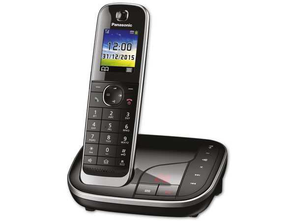 PANASONIC DECT-Telefon KX-TGJ320GB, mit AB, schwarz