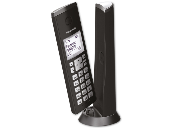 PANASONIC DECT-Telefon KX-TGK220GB, mit AB, schwarz