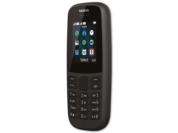 NOKIA Handy 105, schwarz, Dual SIM - Produktbild 4
