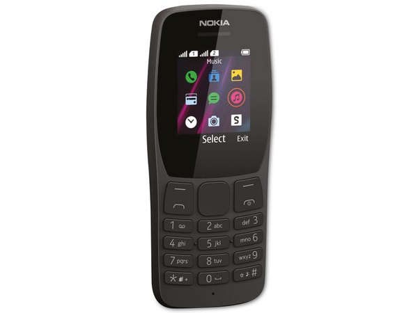 NOKIA Handy 110, schwarz, Dual SIM - Produktbild 2