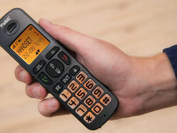 FYSIC DECT-Telefon FX-5500, mit großen Tasten, schwarz - Produktbild 10