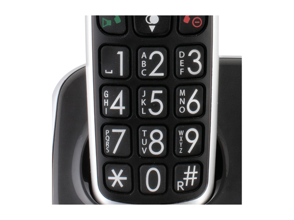FYSIC DECT-Telefon FX-6020, mit 2 Mobilteile, schwarz - Produktbild 7