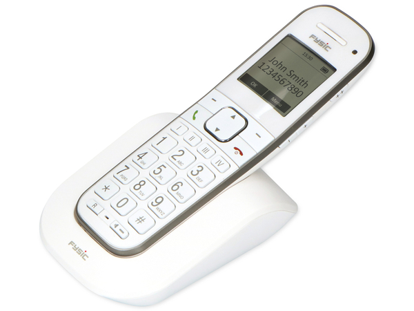 FYSIC DECT-Telefon FX-9000 DUO, mit 2 Mobilteilen, weiß - Produktbild 10