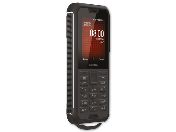 Handy NOKIA 800 Tough, schwarz, Dual-SIM - Produktbild 3