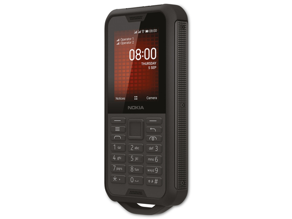 Handy NOKIA 800 Tough, schwarz, Dual-SIM - Produktbild 4