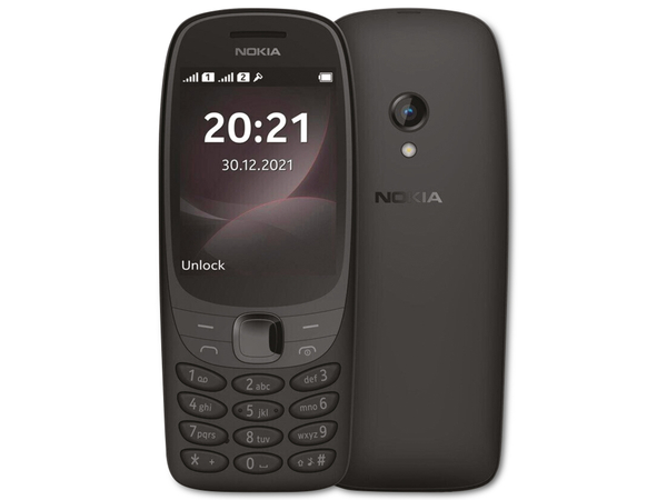 NOKIA Handy 6310, schwarz, Dual-SIM, 2G