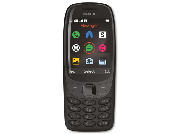 NOKIA Handy 6310, schwarz, Dual-SIM, 2G - Produktbild 2