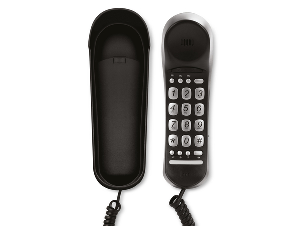 PROFOON Großtasten-Telefon TX-105, schwarz
