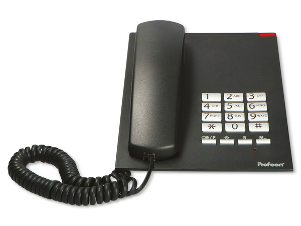 PROFOON Großtasten-Telefon TX-310, schwarz - Produktbild 6