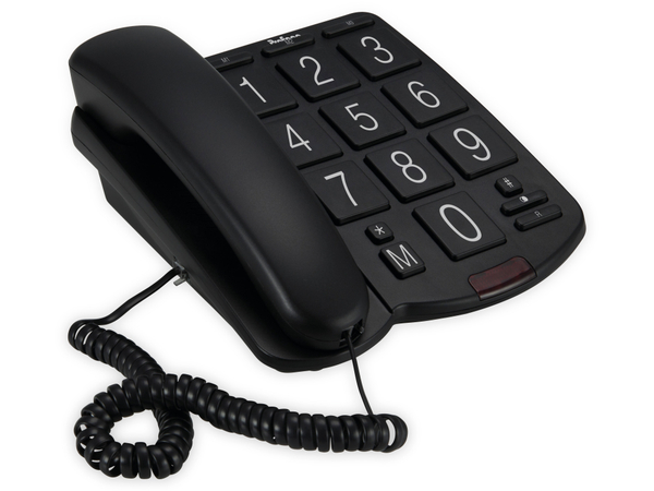 PROFOON Großtasten-Telefon TX-575, schwarz - Produktbild 3