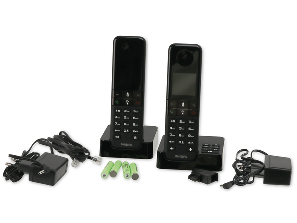 PHILIPS DECT-Telefon D4752B, 2 Mobilteile - Produktbild 2