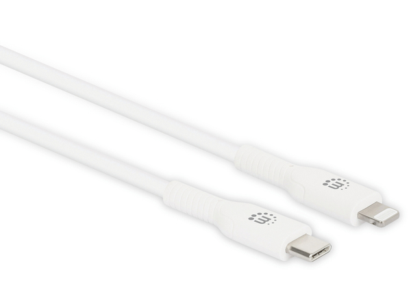 MANHATTAN USB-Daten/Ladekabel, 0,5 m, weiß - Produktbild 4