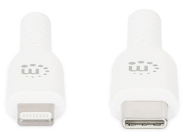MANHATTAN USB-Daten/Ladekabel, 0,5 m, weiß - Produktbild 5