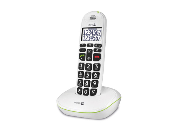 Doro Schnurloses DECT-Telefon PhoneEasy 110, weiß - Produktbild 3