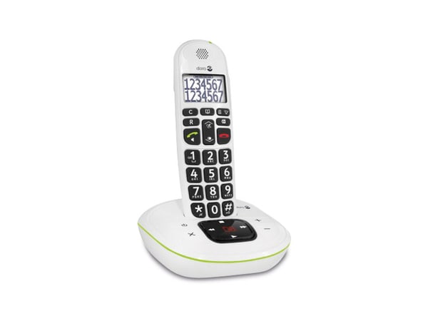 DORO Schnurloses DECT-Telefon PhoneEasy 115, weiß - Produktbild 2