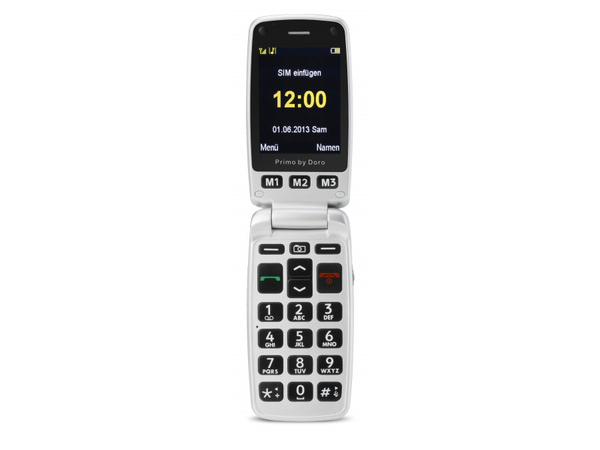 Doro Mobiltelefon Primo 413, schwarz - Produktbild 3