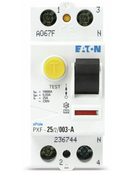 EATON Fehlerstrom-Schutzschalter PXF-25/2/003-A, 25/0,03 A - Produktbild 3