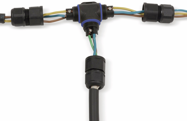 HEITRONIC T-Kabelverbinder 3-polig, IP68 - Produktbild 2
