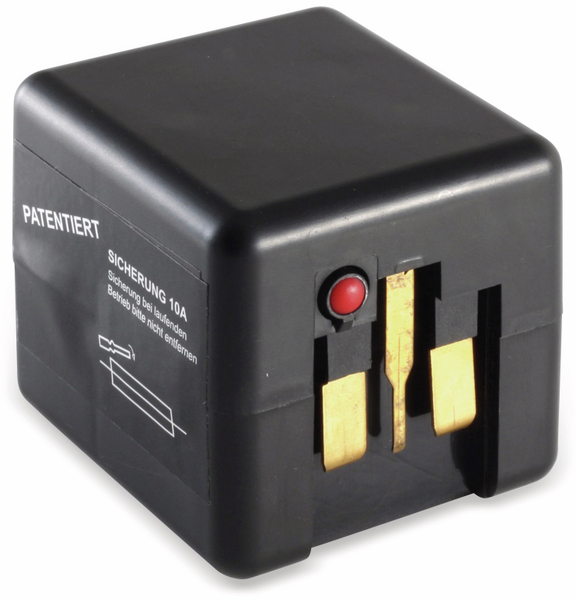 Welt-Reiseadapter mit Schutzkontakt-Steckdose, 2x USB, TÜV - Produktbild 3