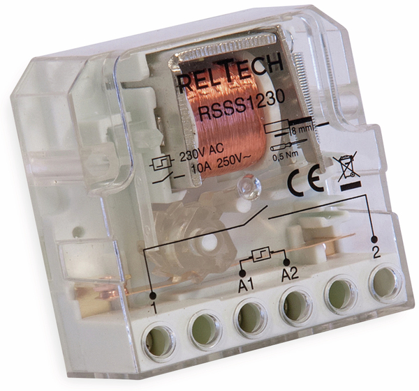 RELTECH Stromstoss-Schalter RSSS1230, 10A/230V, 1 Schließer