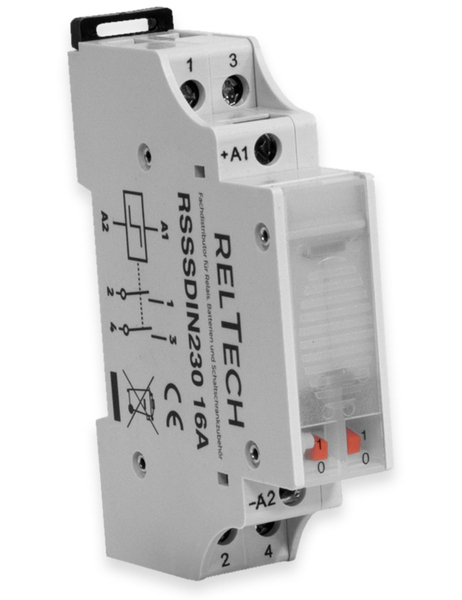 RELTECH Stromstoss-Schalter RSSSDIN230, 16A/230V, 2 Schließer
